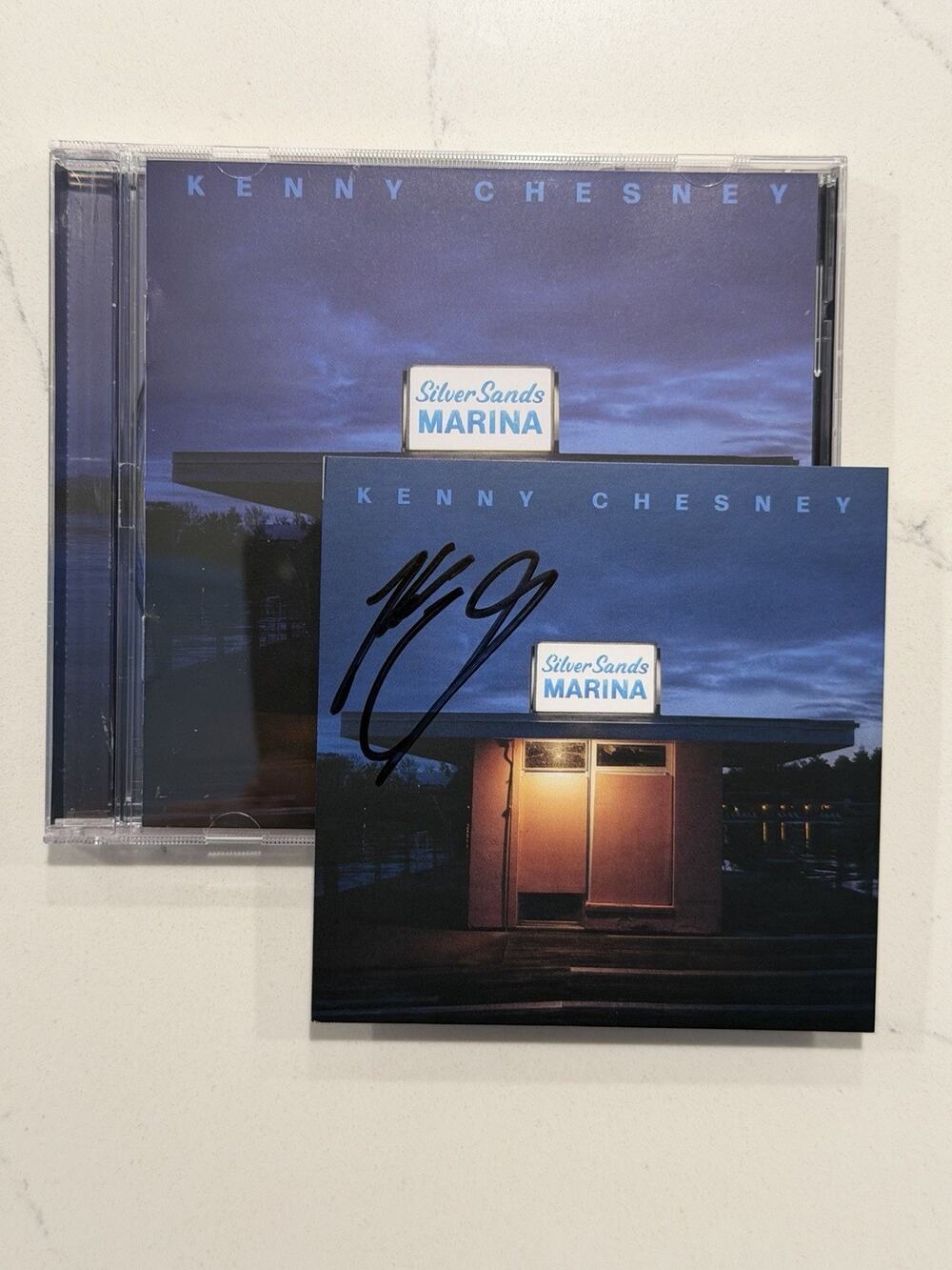 KENNY CHESNEY SIGNED CD SILVER SANDS MARINA AUTOGRAPHED #1